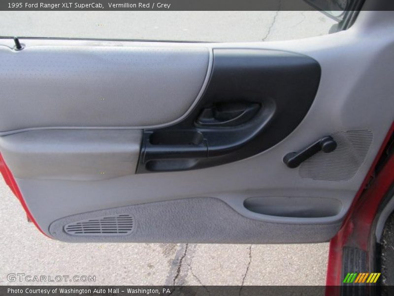 Vermillion Red / Grey 1995 Ford Ranger XLT SuperCab