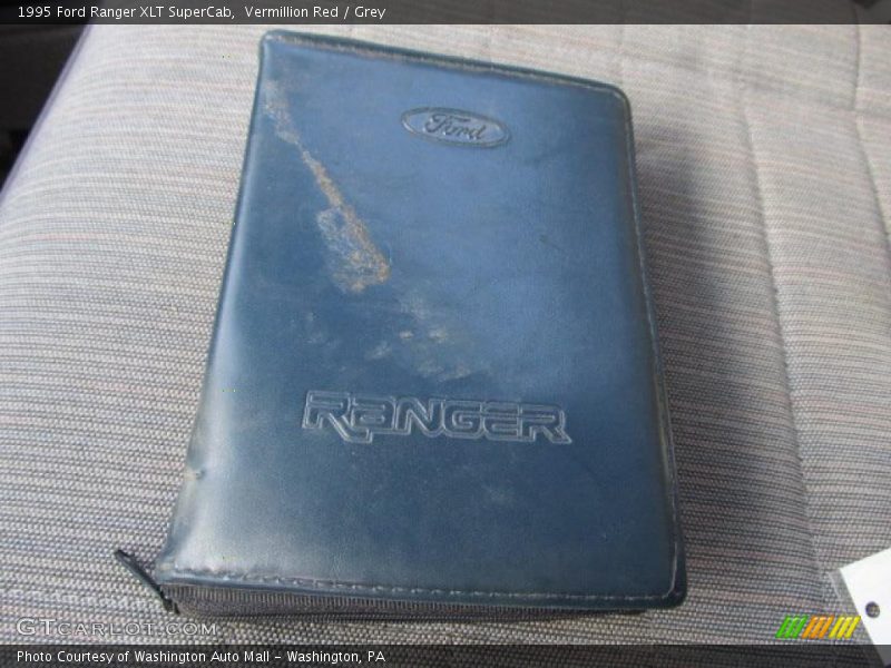Vermillion Red / Grey 1995 Ford Ranger XLT SuperCab