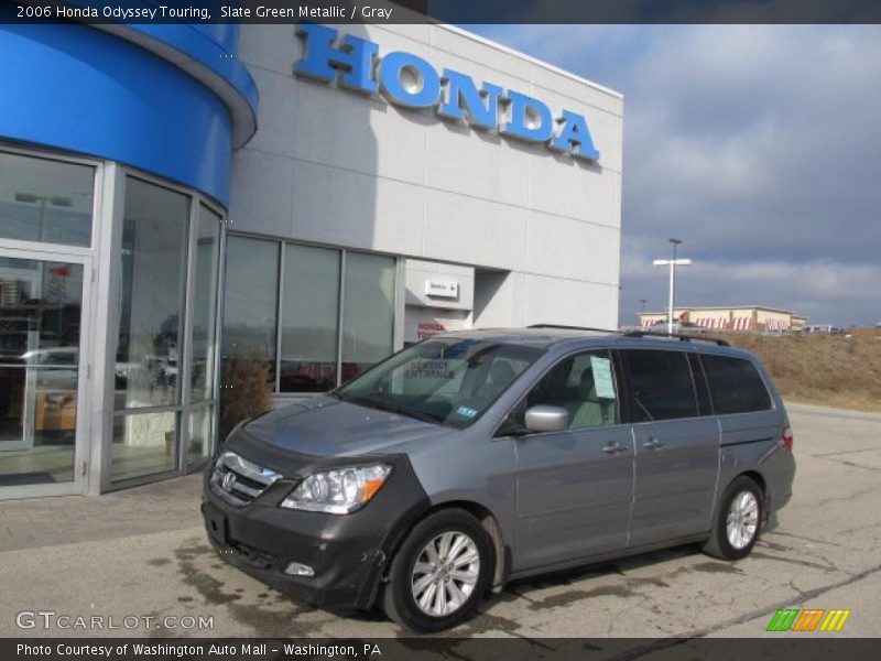 Slate Green Metallic / Gray 2006 Honda Odyssey Touring