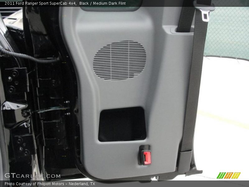 Black / Medium Dark Flint 2011 Ford Ranger Sport SuperCab 4x4