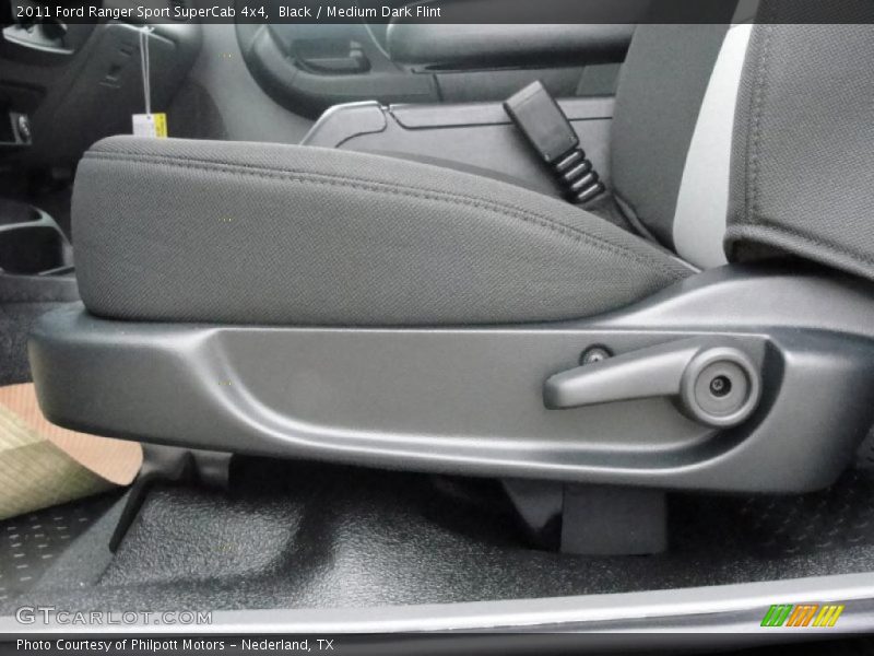 Black / Medium Dark Flint 2011 Ford Ranger Sport SuperCab 4x4