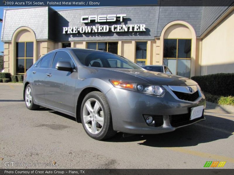 Polished Metal Metallic / Ebony 2009 Acura TSX Sedan