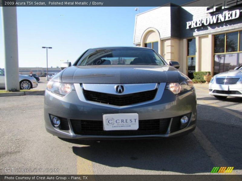 Polished Metal Metallic / Ebony 2009 Acura TSX Sedan