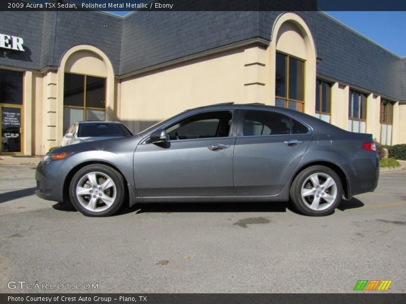 Polished Metal Metallic / Ebony 2009 Acura TSX Sedan