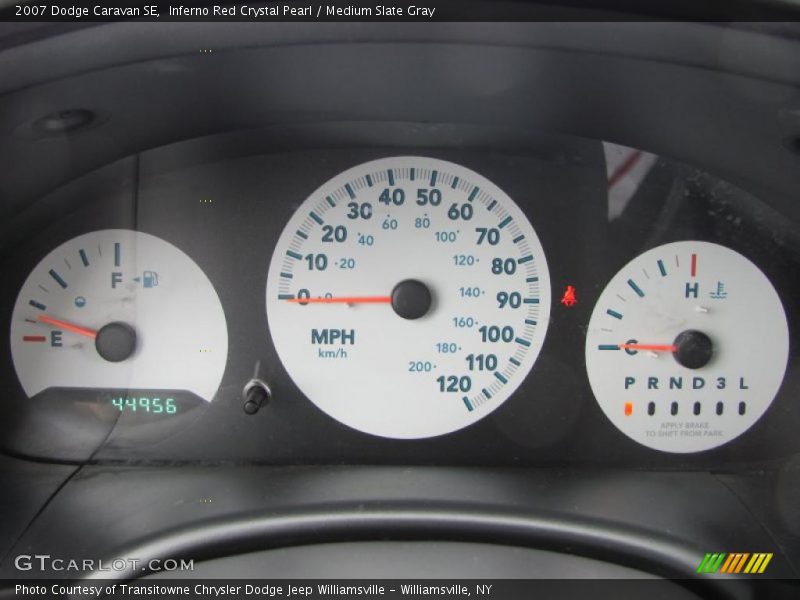  2007 Caravan SE SE Gauges