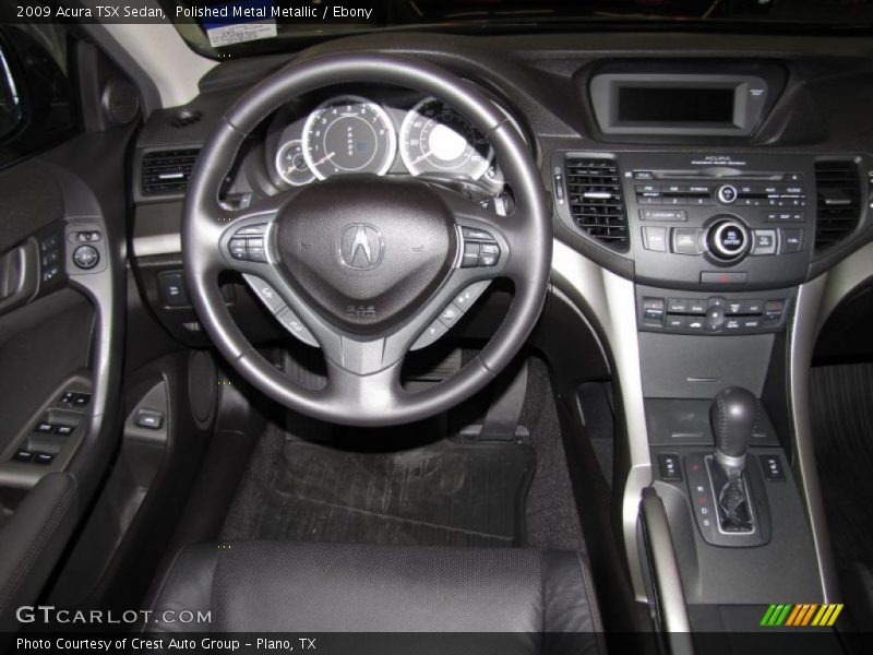 Polished Metal Metallic / Ebony 2009 Acura TSX Sedan