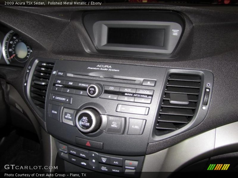 Polished Metal Metallic / Ebony 2009 Acura TSX Sedan