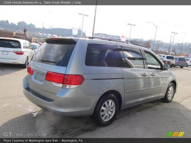 Slate Green Metallic / Gray 2008 Honda Odyssey EX-L