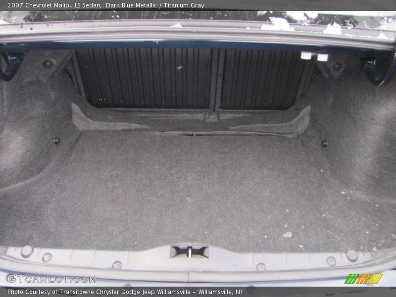 Dark Blue Metallic / Titanium Gray 2007 Chevrolet Malibu LS Sedan