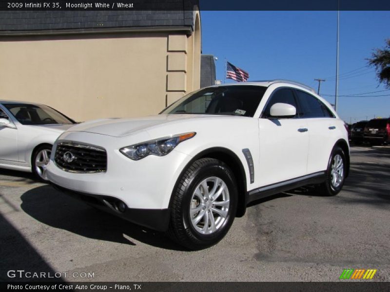 Moonlight White / Wheat 2009 Infiniti FX 35