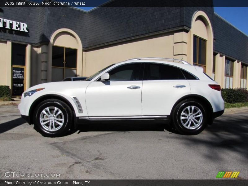 Moonlight White / Wheat 2009 Infiniti FX 35