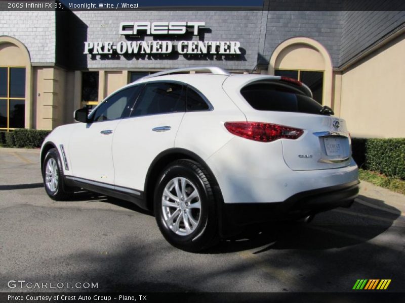 Moonlight White / Wheat 2009 Infiniti FX 35