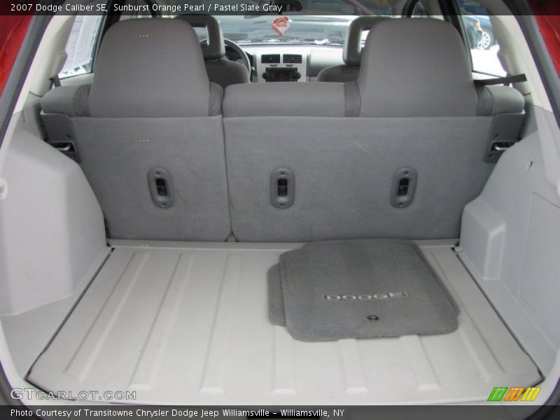 Sunburst Orange Pearl / Pastel Slate Gray 2007 Dodge Caliber SE