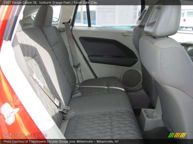 Sunburst Orange Pearl / Pastel Slate Gray 2007 Dodge Caliber SE