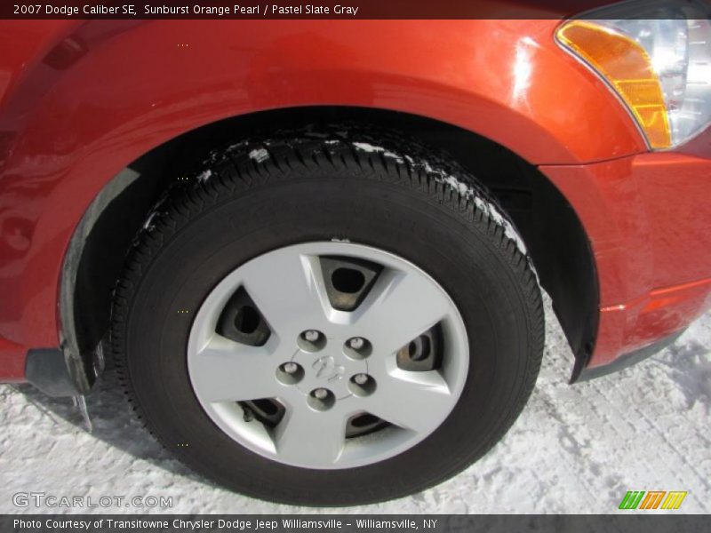 Sunburst Orange Pearl / Pastel Slate Gray 2007 Dodge Caliber SE