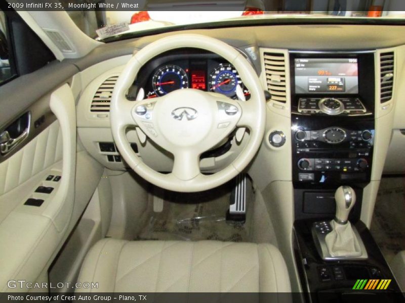 Moonlight White / Wheat 2009 Infiniti FX 35