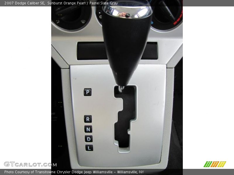 Sunburst Orange Pearl / Pastel Slate Gray 2007 Dodge Caliber SE