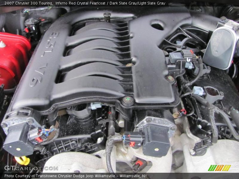 Inferno Red Crystal Pearlcoat / Dark Slate Gray/Light Slate Gray 2007 Chrysler 300 Touring