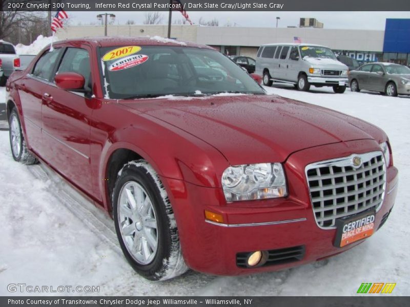 Inferno Red Crystal Pearlcoat / Dark Slate Gray/Light Slate Gray 2007 Chrysler 300 Touring