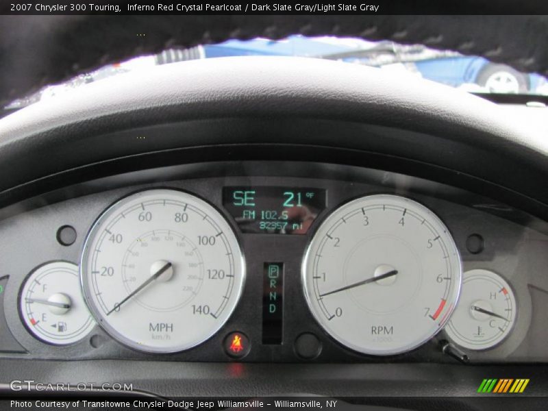 Inferno Red Crystal Pearlcoat / Dark Slate Gray/Light Slate Gray 2007 Chrysler 300 Touring