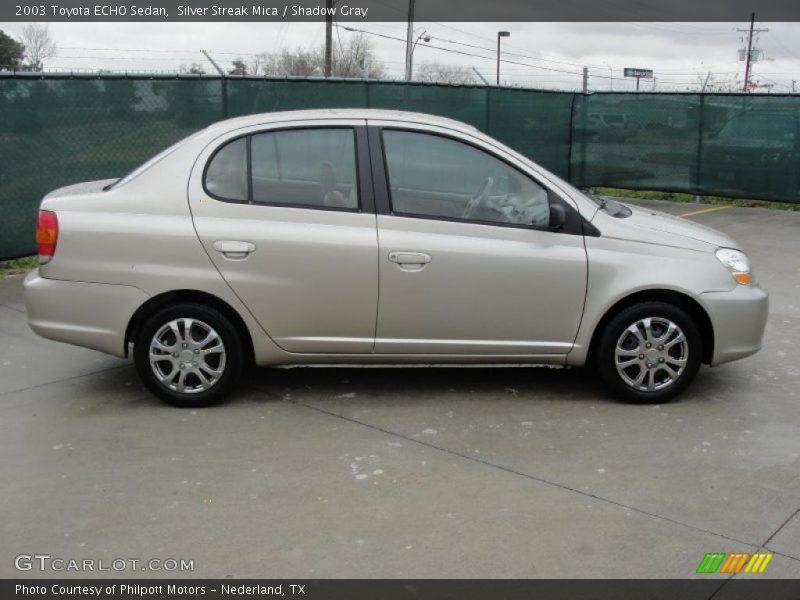 Silver Streak Mica / Shadow Gray 2003 Toyota ECHO Sedan