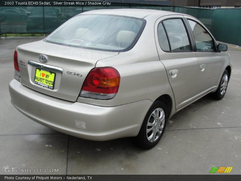 Silver Streak Mica / Shadow Gray 2003 Toyota ECHO Sedan