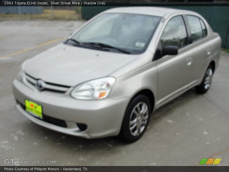 Silver Streak Mica / Shadow Gray 2003 Toyota ECHO Sedan