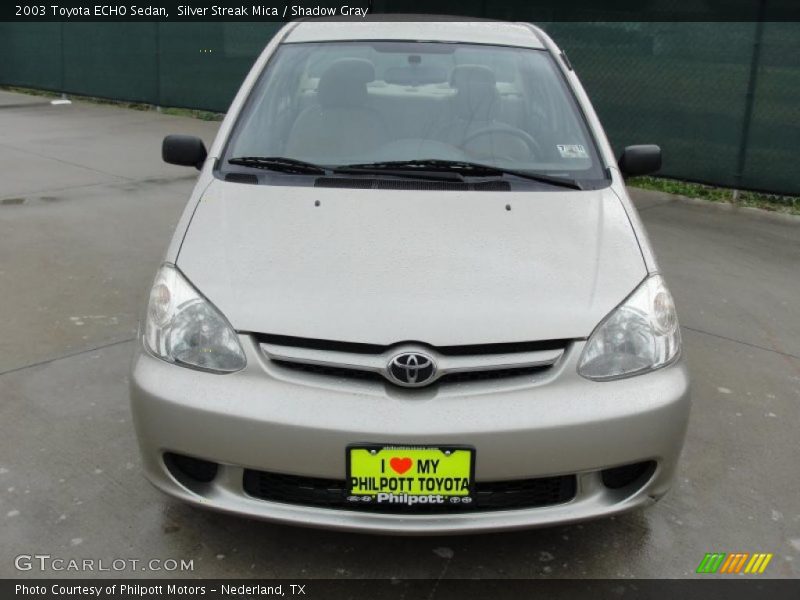 Silver Streak Mica / Shadow Gray 2003 Toyota ECHO Sedan