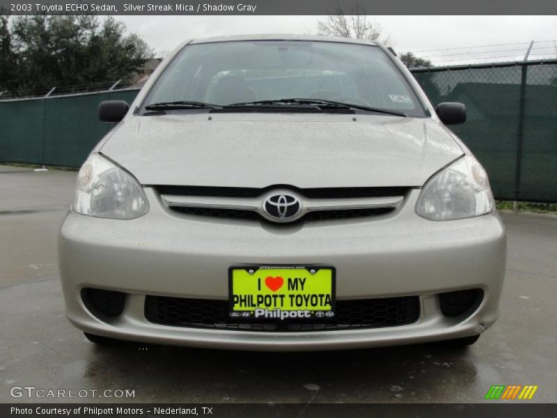 Silver Streak Mica / Shadow Gray 2003 Toyota ECHO Sedan