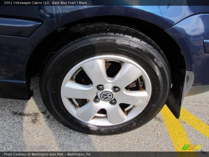 Batik Blue Pearl / Black 2001 Volkswagen Cabrio GLX