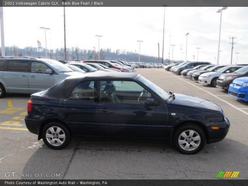Batik Blue Pearl / Black 2001 Volkswagen Cabrio GLX