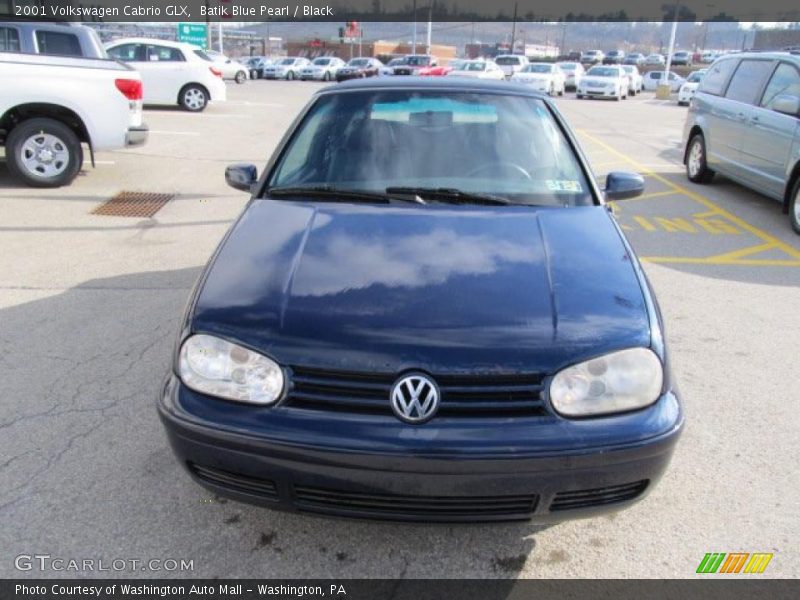 Batik Blue Pearl / Black 2001 Volkswagen Cabrio GLX