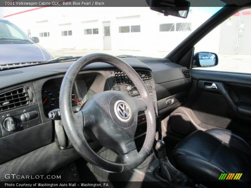 Batik Blue Pearl / Black 2001 Volkswagen Cabrio GLX