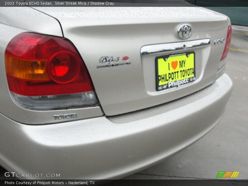 Silver Streak Mica / Shadow Gray 2003 Toyota ECHO Sedan