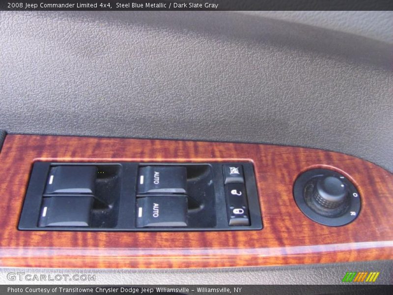 Steel Blue Metallic / Dark Slate Gray 2008 Jeep Commander Limited 4x4