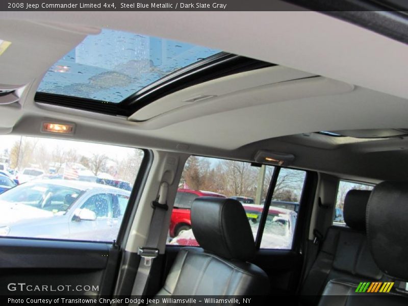 Steel Blue Metallic / Dark Slate Gray 2008 Jeep Commander Limited 4x4