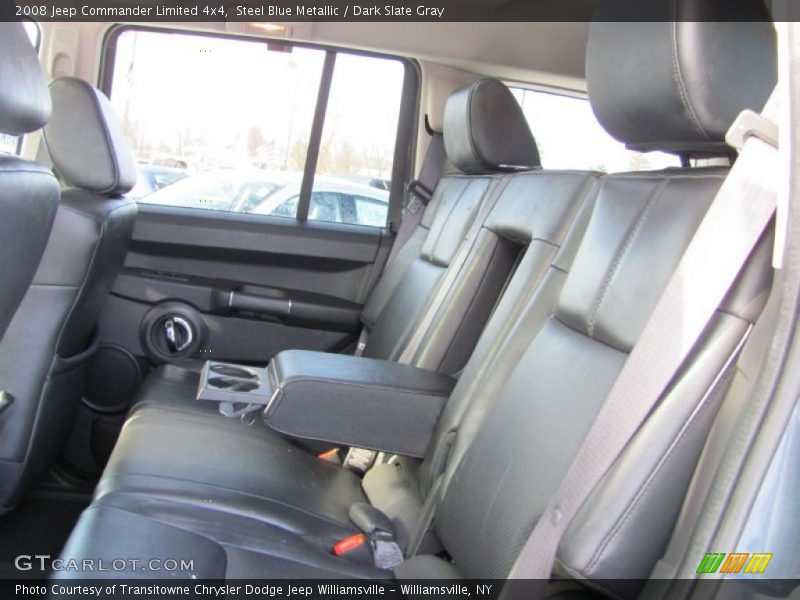 Steel Blue Metallic / Dark Slate Gray 2008 Jeep Commander Limited 4x4