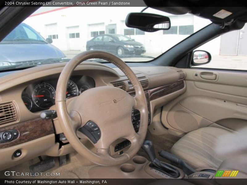 Onyx Green Pearl / Sandstone 2004 Chrysler Sebring LXi Convertible