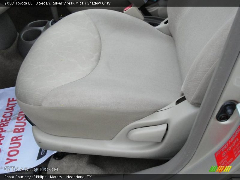 Silver Streak Mica / Shadow Gray 2003 Toyota ECHO Sedan