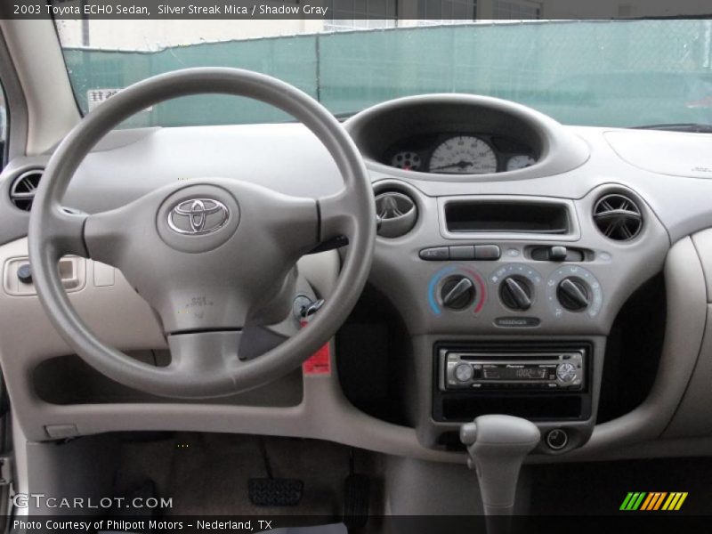 Silver Streak Mica / Shadow Gray 2003 Toyota ECHO Sedan