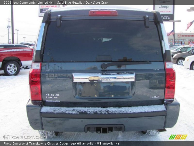 Steel Blue Metallic / Dark Slate Gray 2008 Jeep Commander Limited 4x4