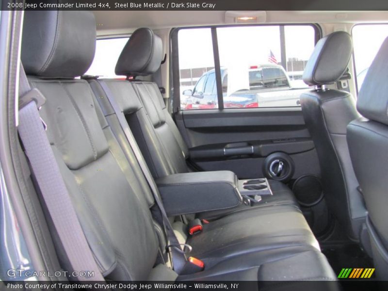 Steel Blue Metallic / Dark Slate Gray 2008 Jeep Commander Limited 4x4
