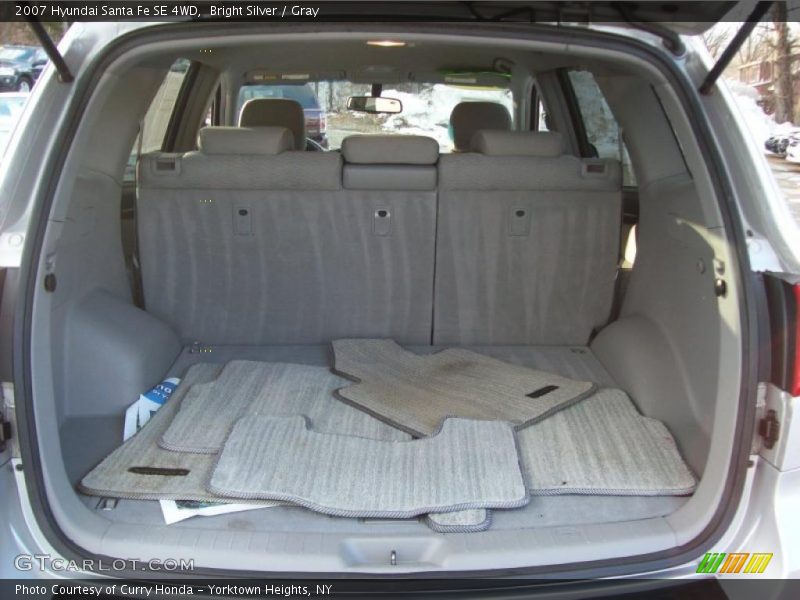 Bright Silver / Gray 2007 Hyundai Santa Fe SE 4WD