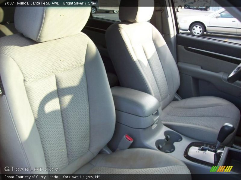 Bright Silver / Gray 2007 Hyundai Santa Fe SE 4WD