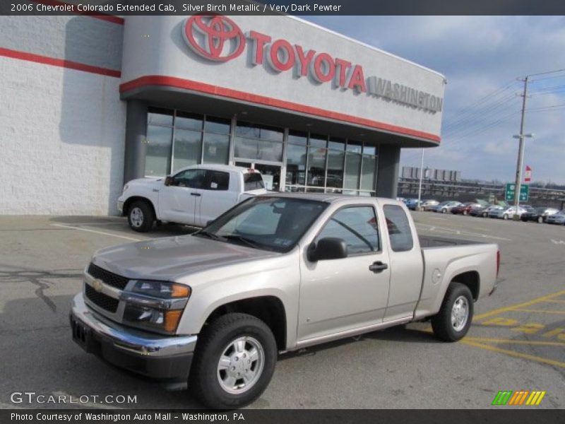 Silver Birch Metallic / Very Dark Pewter 2006 Chevrolet Colorado Extended Cab