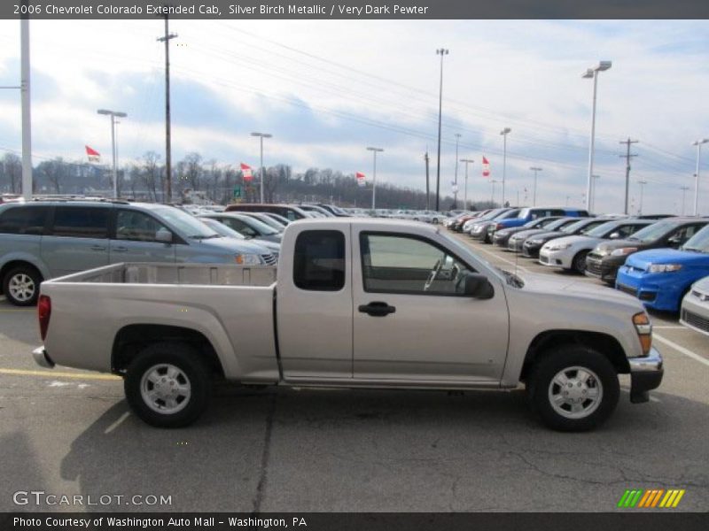 Silver Birch Metallic / Very Dark Pewter 2006 Chevrolet Colorado Extended Cab
