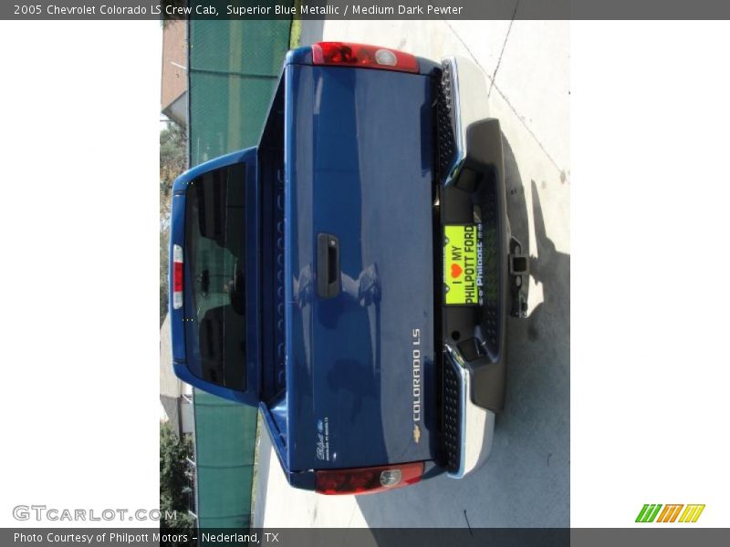 Superior Blue Metallic / Medium Dark Pewter 2005 Chevrolet Colorado LS Crew Cab