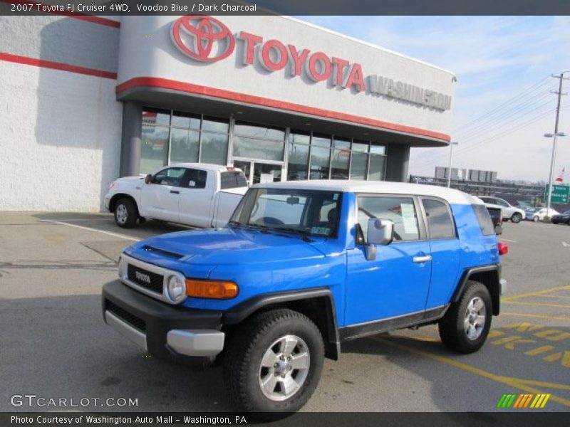 Voodoo Blue / Dark Charcoal 2007 Toyota FJ Cruiser 4WD
