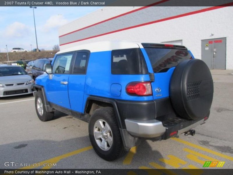 Voodoo Blue / Dark Charcoal 2007 Toyota FJ Cruiser 4WD