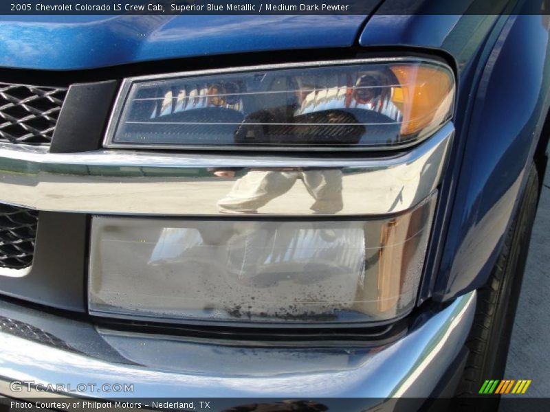 Superior Blue Metallic / Medium Dark Pewter 2005 Chevrolet Colorado LS Crew Cab